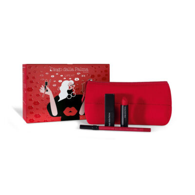Diego Dalla Palma - Cofanetto Labbra Rossetto Lumi-matt 37 + Case Nera + Matita Labbra Stayonme 166 - 4g + 1.2g
