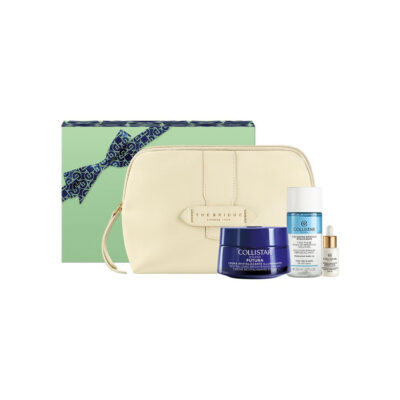 Collistar - Cofanetto Futura Crema Rivitalizzante Illuminante 50ml Soluzione Bifasica Struccante 35ml Gocce Magiche Protettive SPF50 5ml Pochette THE BRIDGE