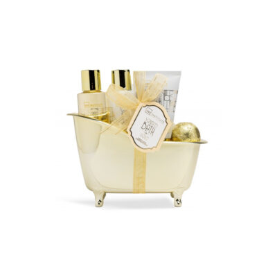 Idc Institute - Scented Bath Gold Bathtub 4 Pezzi