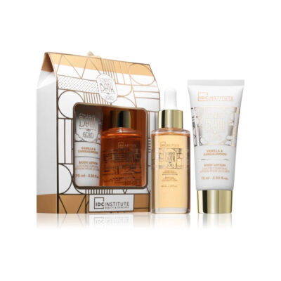 Idc Institute - Scented Bath Gold Body Glow Set 2 pz