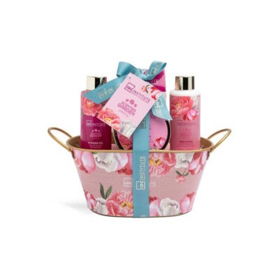 Idc Institute - Scented Garden Peony Set Cesta in Metallo 4 pezzi