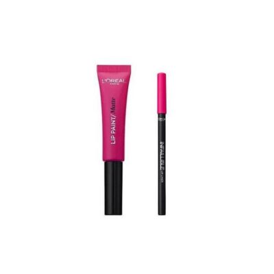 L'Oréal Paris - Infallible Lip Paint Matte - 202 King Pink + Matita