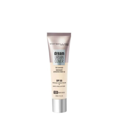 Maybelline New York - Dream Urban Cover SPF 50 Fondotinta 30ml - 100 Warm Ivory
