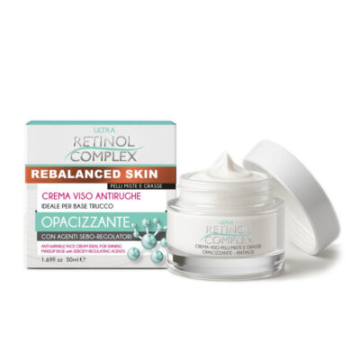 Retinol Complex - Crema viso opacizzante Con Agenti Sebo-Regolatori per pelli miste e grasse 50 ml