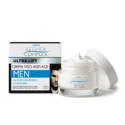 Retinol Complex - Crema Viso Anti-Age Men Con Acido Ialuronico & Collagene 50ml