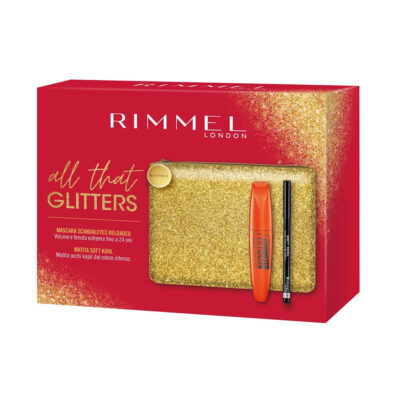Rimmel London - Cofanetto All That Glitters Pochette Con Mascara Reloaded E Matita Occhi
