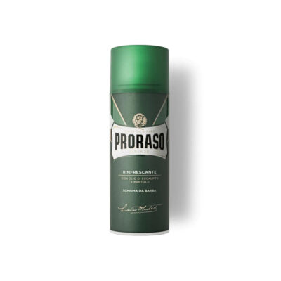 Proraso - Schiuma Da Barba Rinfrescante E Tonificante Olio Di Eucalipto E Mentolo Per Tutte Le Barbe Verde 100 Ml