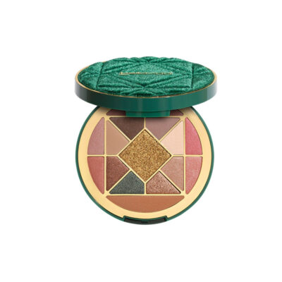 Bellaoggi - Trousse Round Medium Verde 9 Ombretti + 2 Terre+ 4 Blush